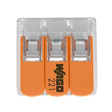 Borne de connexion rapide 3 voies - boîte de 50