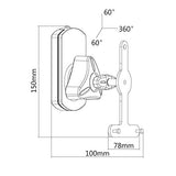 NEOMOUNTS NM-WS130BLACK Support mural pour enceintes Sonos Play1 et Play3 - orientable