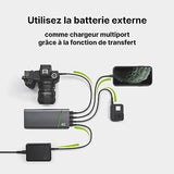 Green Cell PowerPlay Ultra banque d'alimentation électrique Lithium-Ion (Li-Ion) 26800 mAh Graphite
