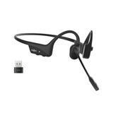 SHOKZ Casque sans-fil à conduction osseuse OpenComm2 UC - USB-C - Noir