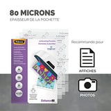 FELLOWES Pochettes ImageLast A4 80 microns - Pack de 100