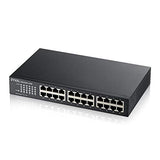 Zyxel GS1100-24E Non-géré Gigabit Ethernet (10/100/1000) Noir