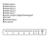MARMITEK CONNECT 621 SWITCH HDMI 4K 4:1 avec sortie audio