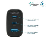 MOBILIS Chargeur secteur - 65W Smartphone et tablette