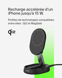 BELKIN Boost Charge Pro Convertible Qi2 15w Magnetic Charging Stand w/ PSU Black