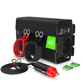 Green Cell INV09 adaptateur de puissance & onduleur Auto 1000 W Noir