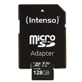 INTENSO Carte MicroSDXC UHS-I Professional Class 10 - 128 Go