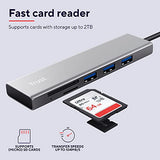 TRUST Hub USB-C HALYX 5 ports 3 USB 1 SD et 1 micro-SD