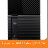 WD My Book Duo 36To Black RAID Storage Dual-Drive RAID 0/1 JB0D USB3.1 RTL