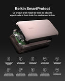 BELKIN 20k PD30w Integrated USB-C Cable Power Bank Pink