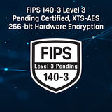KINGSTON 32Go IronKey Keypad 200 FIPS 140-3 Lvl 3 Pending AES-256 Encrypted