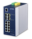 PLANET IGS-12040MT commutateur réseau Géré L2+ Gigabit Ethernet (10/100/1000) Bleu, Blanc