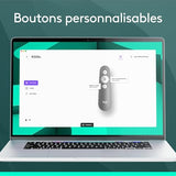 Logitech 910-006520 télécommande Bluetooth/RF Gris