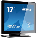 iiyama ProLite T1721MSC-B2 écran plat de PC 43,2 cm (17") 1280 x 1024 pixels SXGA LED Écran tactile Dessus de table Noir