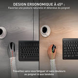 CHERRY Souris MW-4500 LEFT sans fil USB noire