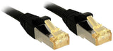 LINDY Cat.7 Patch Cable S/FTP PIMF LSOH Black 20m