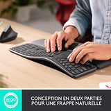 LOGITECH ERGO K860 for Business - Graphite - Central (FR)