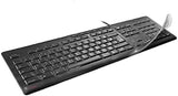 CHERRY Membrane de protection pour clavier STREAM KEYBOARD 105 touches