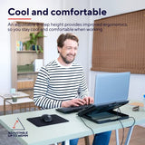 TRUST Support ventilé EXTO Cooling Stand Eco pour ordinateur portable