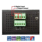PLANET IGS-10020HPT Switch industriel Niveau 2 8 ports Gigabit PoE+ & Fibre