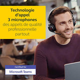 Jabra Evolve2 65, MS Stereo Casque Sans fil Arceau Bureau/Centre d'appels USB Type-A Bluetooth Noir