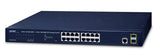 PLANET GS4210-16T2S Switch Niv.2 16P Gigabit & 2 SFP