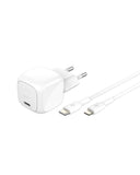 BELKIN 30W USB PD Wall Charger with PPS WHT w/1m C-LTG