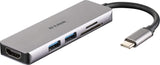 D-LINK USB-C 5-in-1 HDMI SD /microSD card reader