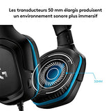 LOGITECH Gaming Headset G432 Headset 7.1 channel full size wired USB 3.5 mm jack black