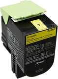 LEXMARK 802C cartouche de toner cyan faible capacité 1.000 pages pack de 1 retour program