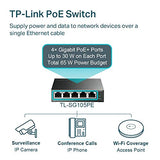TP-LINK TL-SG105PE EASY SWITCH 5P GIGABIT DONT 4 POE - 55W