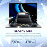 TRANSCEND 2To M.2 2242 PCIe Gen4x4 NVMe 3D TLC DRAM-less