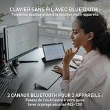 CHERRY Clavier KW-7100 ultra compact Slate Blue