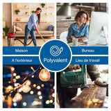 Rallonge secteur tripolaire noire 2,5 mm2 - 15,0 m