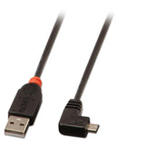 LINDY USB 2.0 Type A/Micro-B 90 2m Mini-B plug right angled