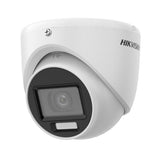 Hikvision DS-2CE76D0T-LMFS(2.8mm) Caméra Turret Intérieure Fixe Audio a Lumiere Hybride Intelligente 2MP