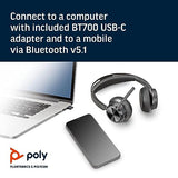 POLY Voyager Focus 2 Casque sans fil USB-A/C + stand Retail