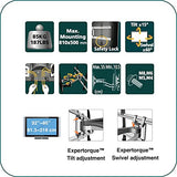 AAVARA Bras mural A8050 pour écrans 37-62