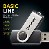 INTENSO Clé USB 2.0 Basic Line - 32 Go
