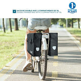 MOBILIS Sacoche Vélo Double 14-15.6 - 2 x 15L - Noir