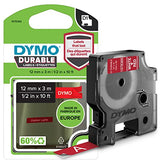 DYMO Ruban d étiquettes autocollantes D1 19 mm x 7 m, blanc sur noir