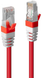 LINDY S/FTP Cat.6A Cable Red 3m LSOH incl. Testprotocol