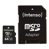 INTENSO Carte MicroSDXC UHS-I Premium Class 10 - 64 Go