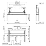 VOGEL S Support mural PFWE 7150 motorisé
