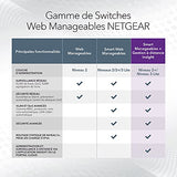 NETGEAR GS108T Switch 8 ports Gigabit manageable Niv.2