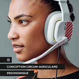 LOGITECH Astro Gaming A10 Gen 2 Headset full size wired 3.5 mm jack white/XB