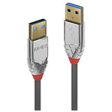 LINDY 0.5m USB 3.0 Type A/A Male/Male Cable Cromo Line 5Gbit/s
