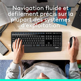 LOGITECH M280 Mouse right-handed optical 3 buttons wireless 2.4 GHz USB wireless receiver black