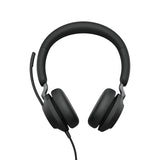 Jabra Evolve2 40, MS Stereo Casque Avec fil Arceau Bureau/Centre d'appels USB Type-A Bluetooth Noir
