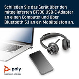 POLY Voyager Focus 2 Casque sans fil USB-A/C + stand Retail